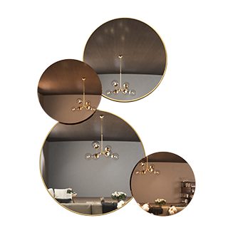 Overlapping  Decor Mirror