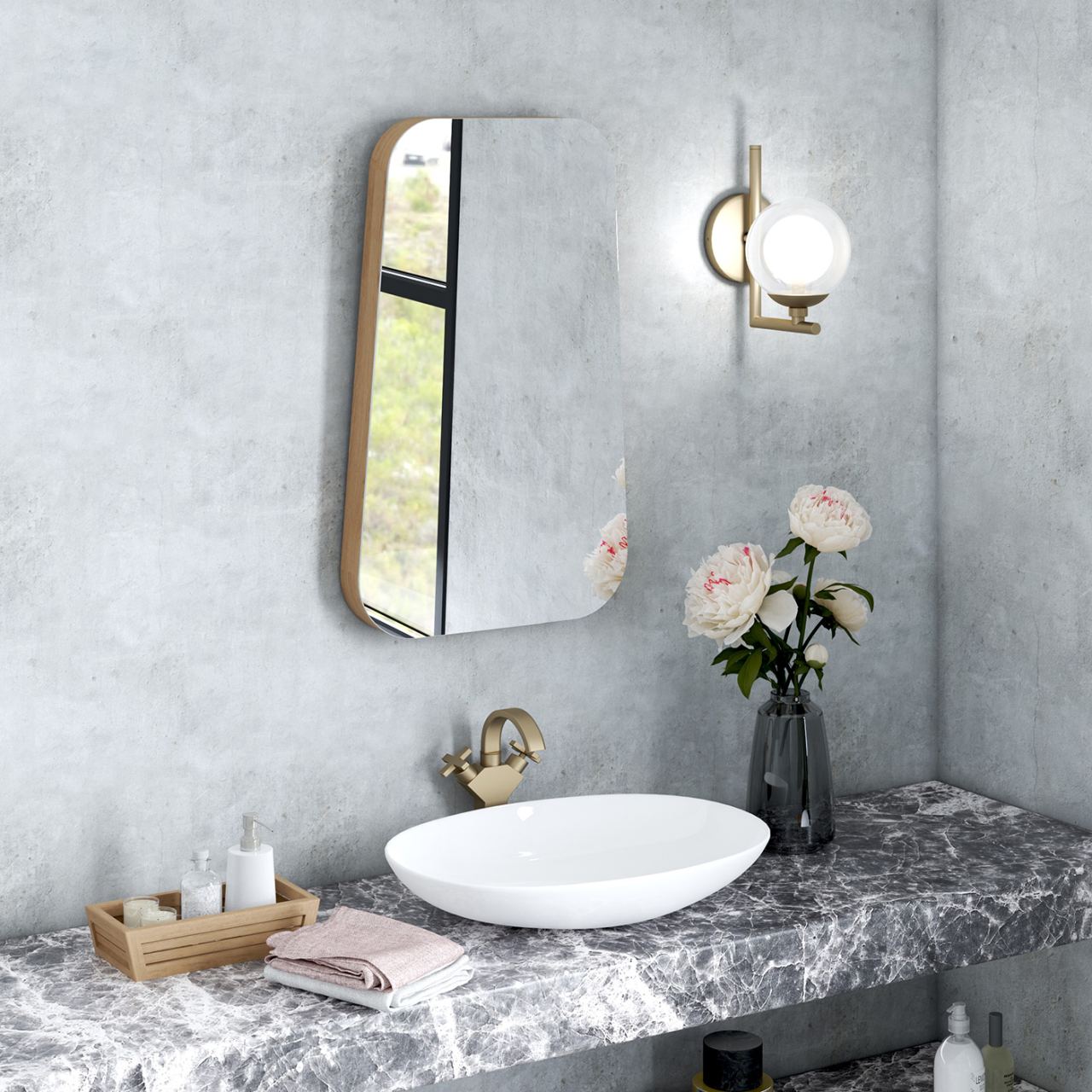 Ovate Wall Mirror