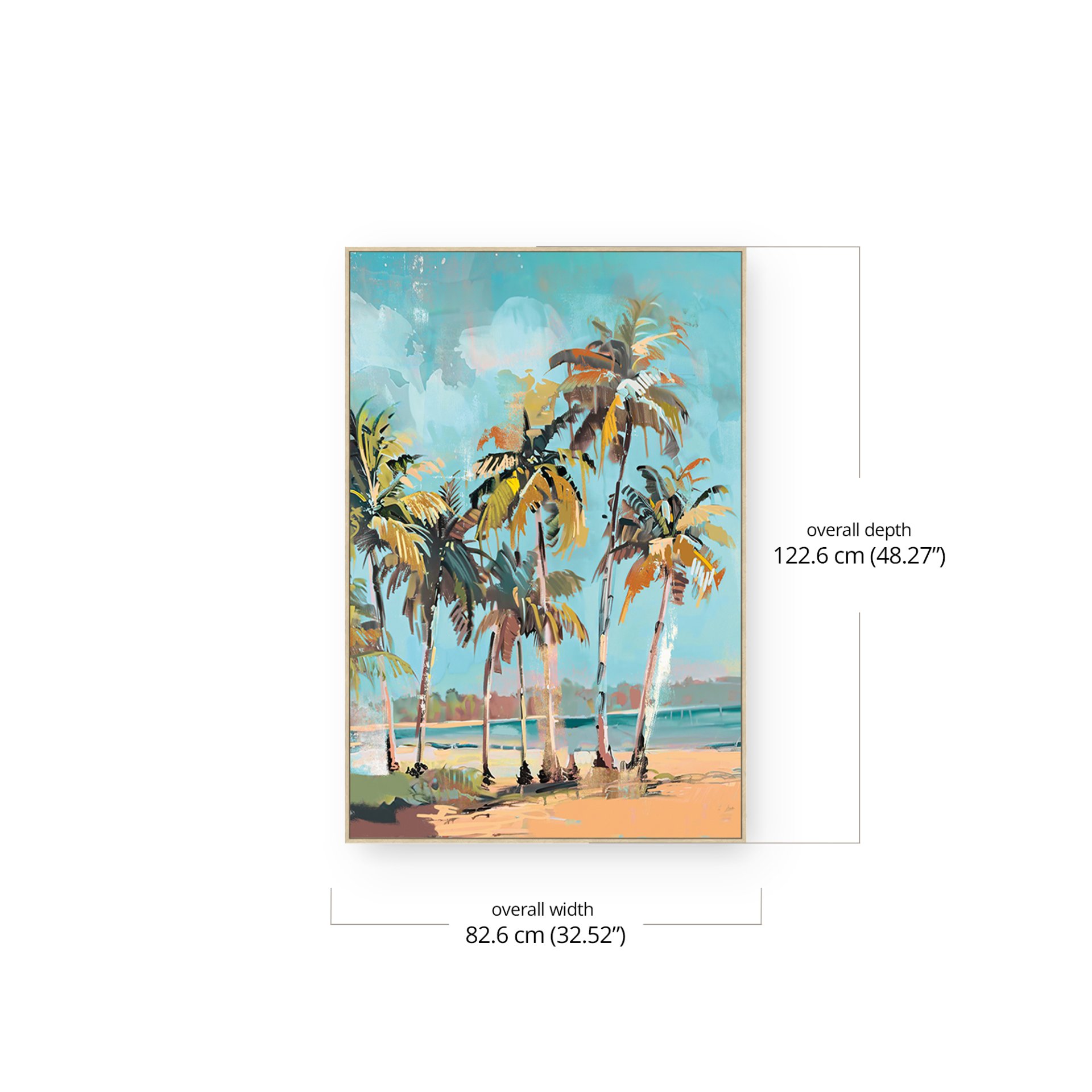 Paradise Wall Art dimensions