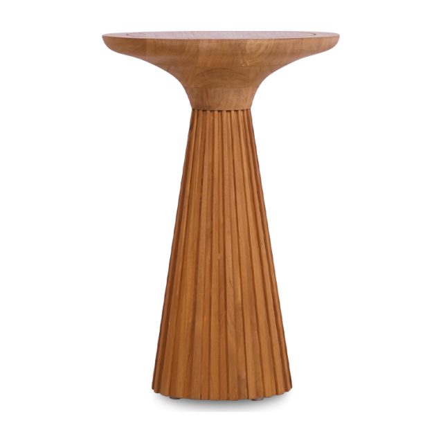 Pleat Tall Accent Table