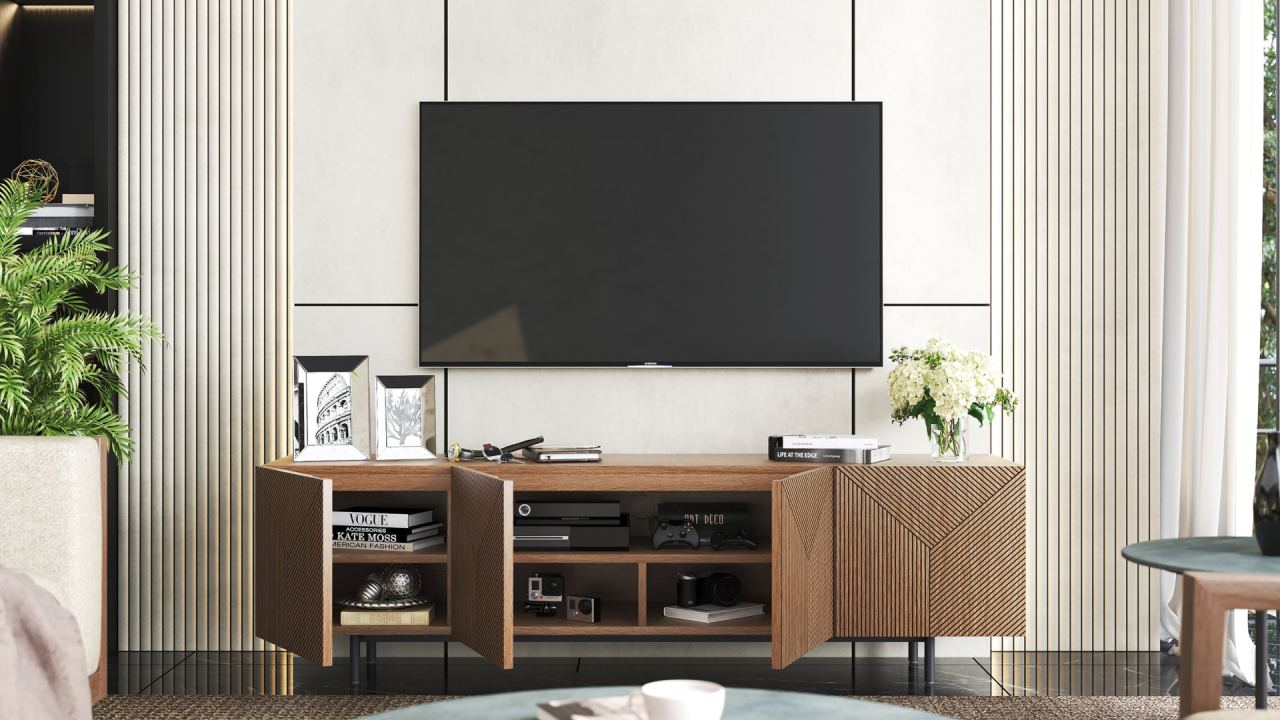 Quinn Media Console, in a room