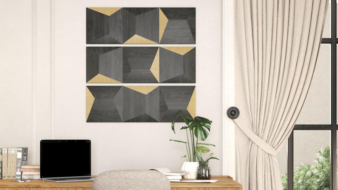 Qubic Wall Decor, in a room