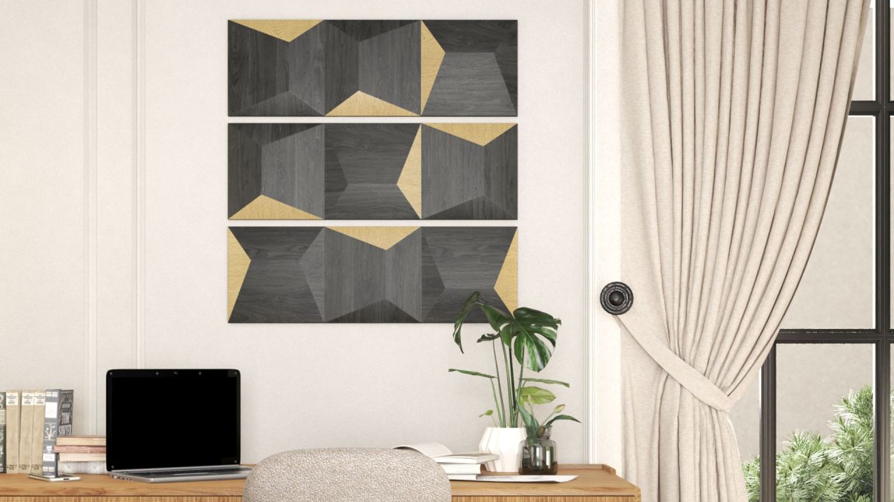 Qubic Wall Decor, in a room