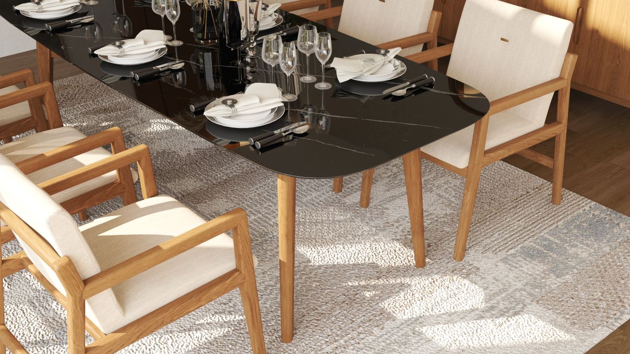 Rafa Recta Dining Table - Sintered Stone