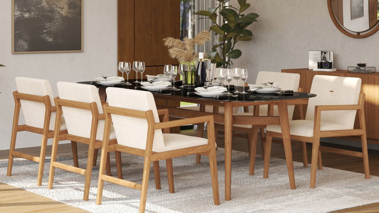 Rafa Recta Dining Table - Sintered Stone
