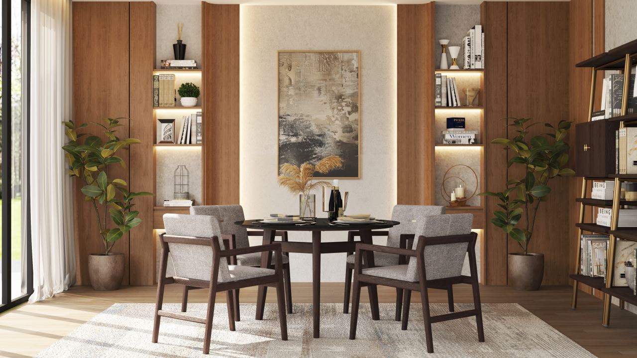 Rafa Round Dining Table - Sintered Stone