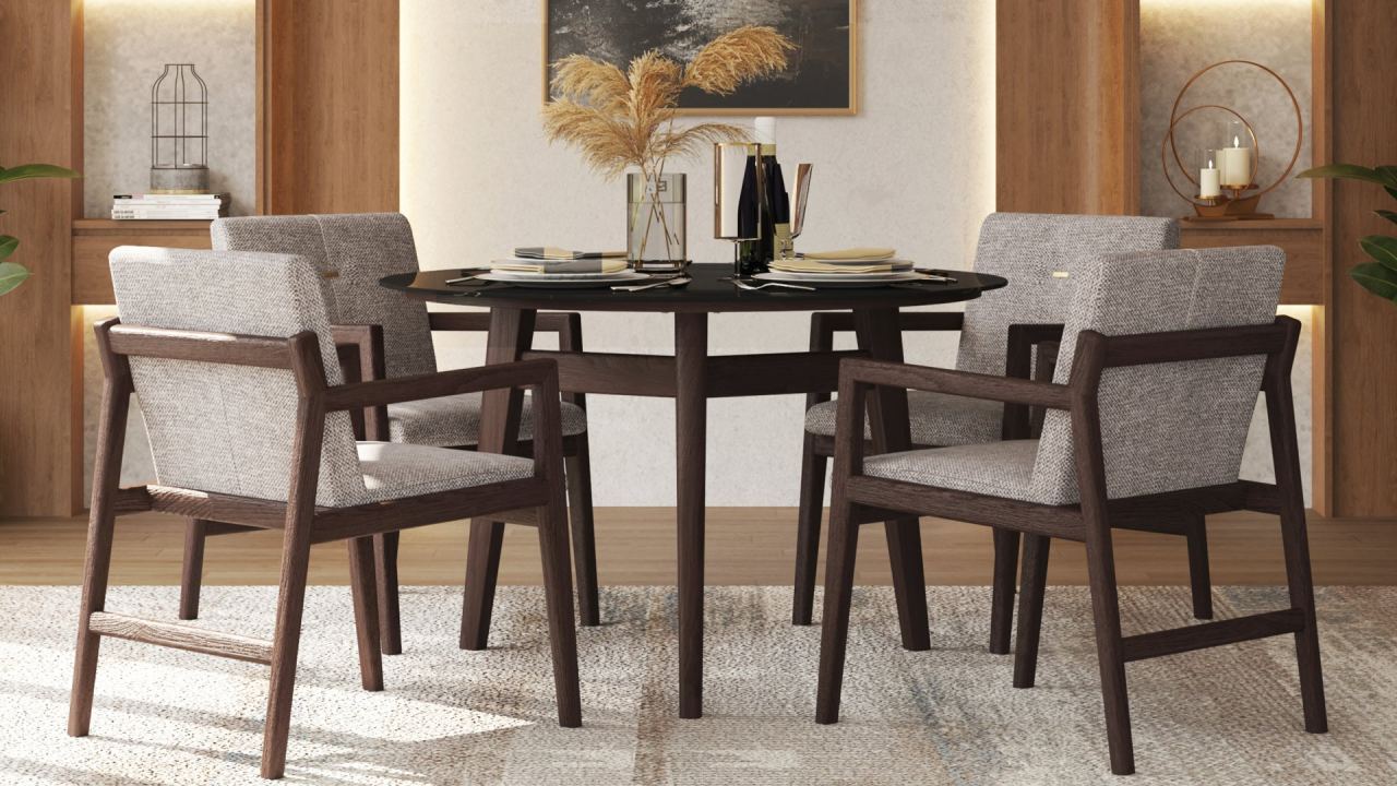 Rafa Round Dining Table - Sintered Stone
