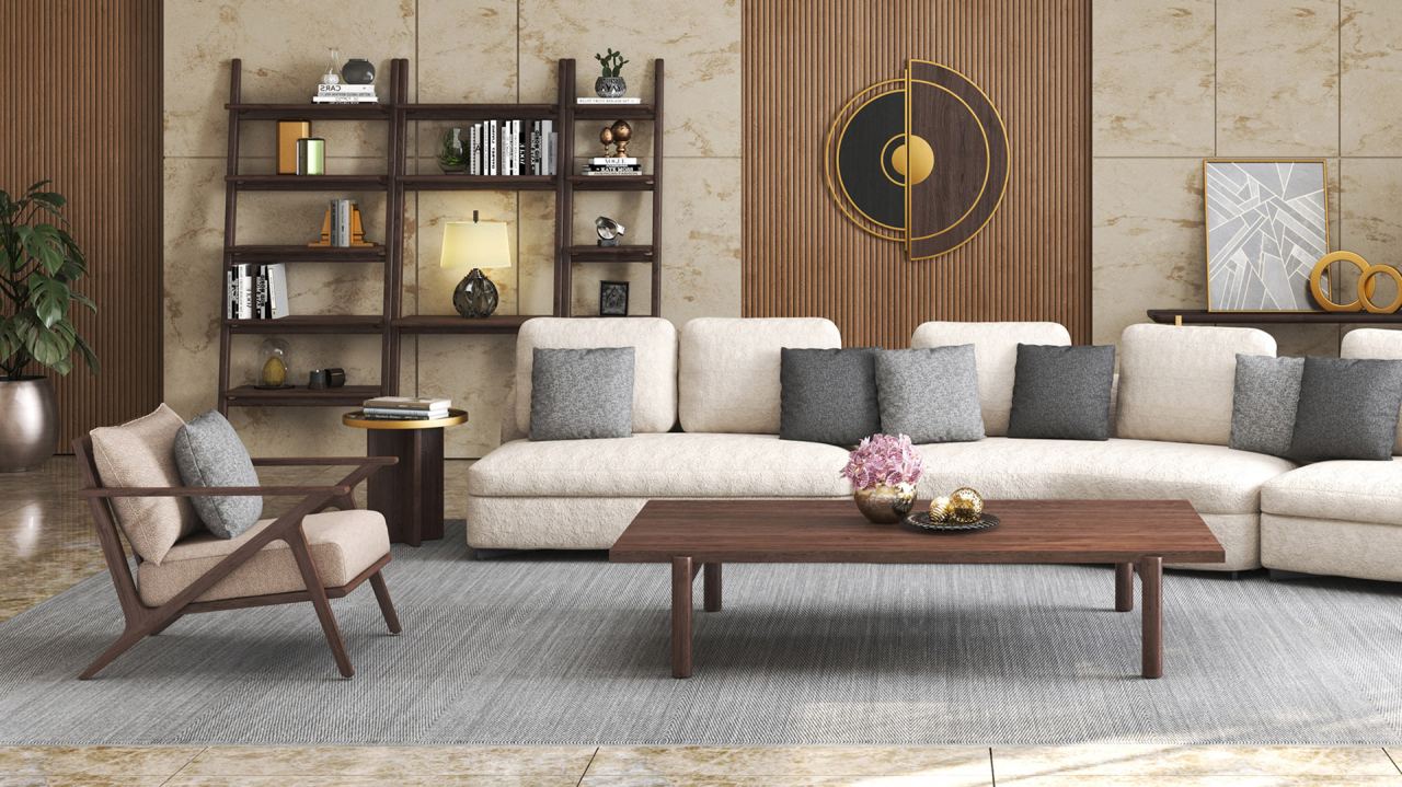 Raul Living Square Coffee Table, in a room