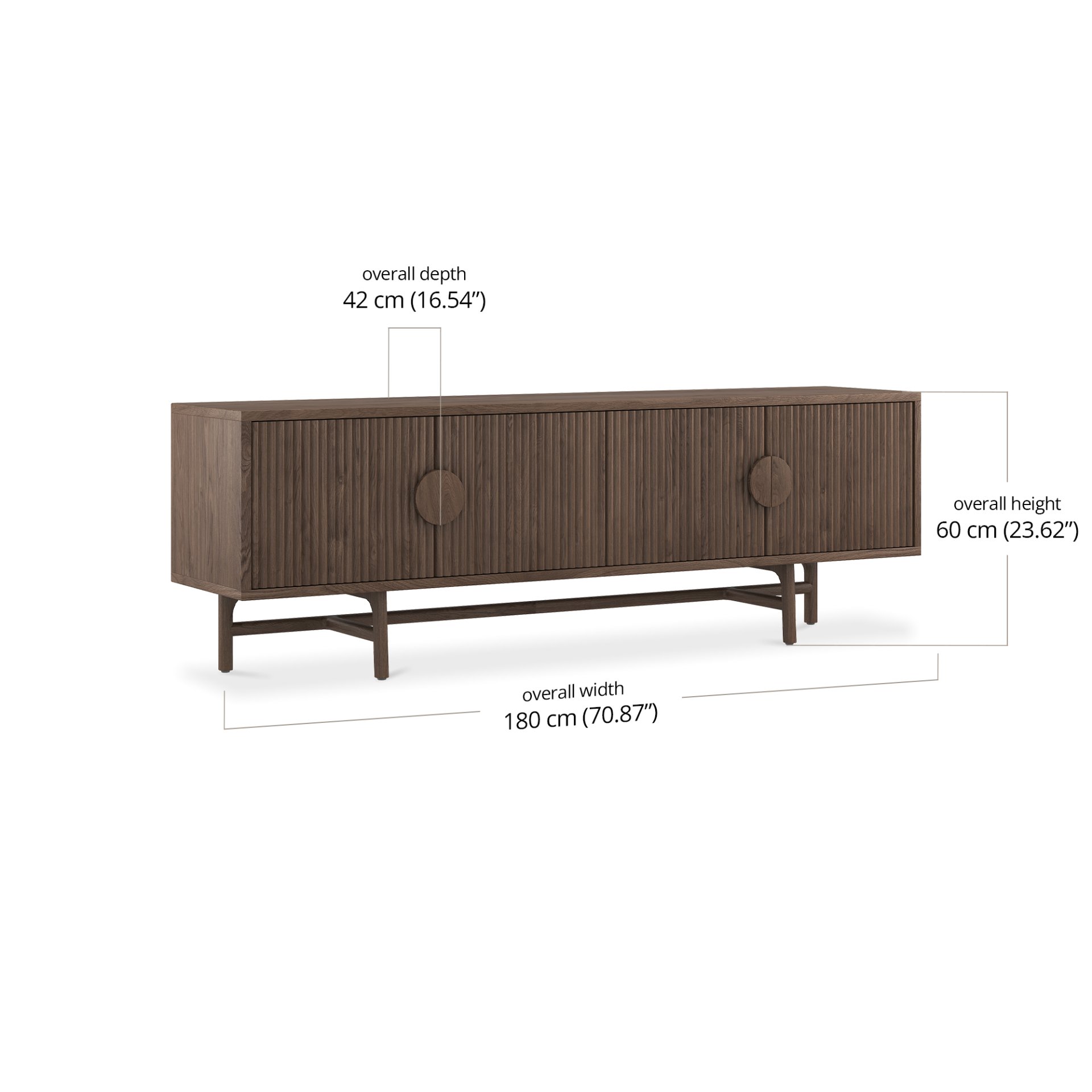 Reku Media Console dimensions