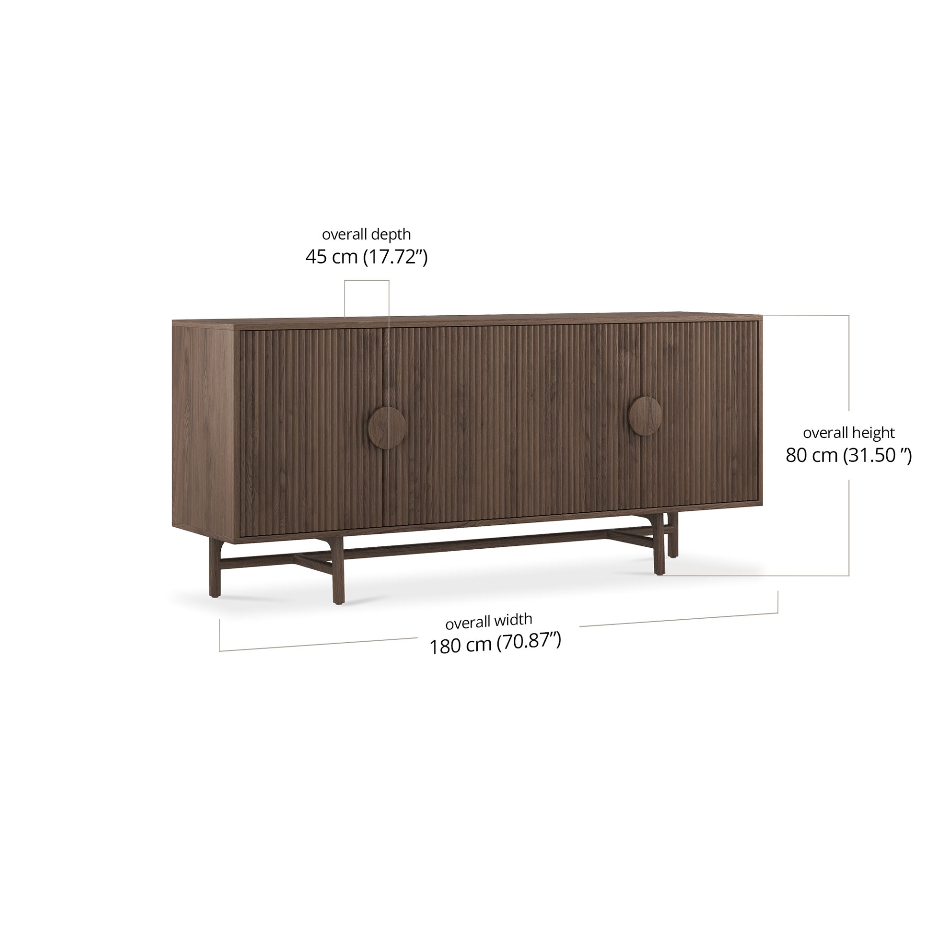 Reku Sideboard dimensions
