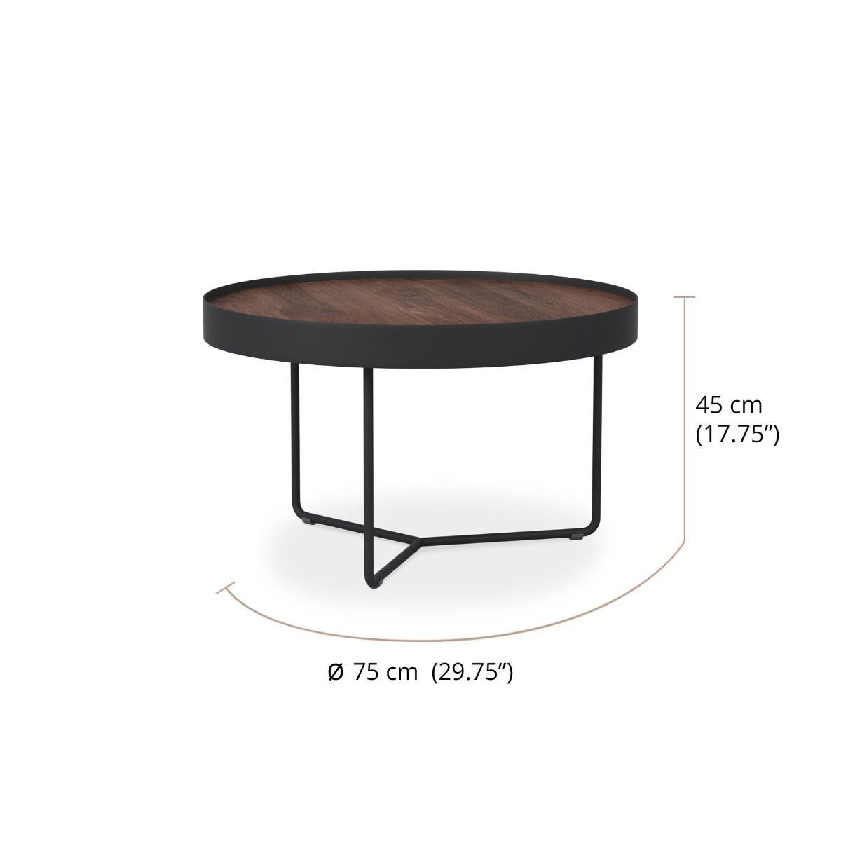 Rigby Round Coffee Table dimensions