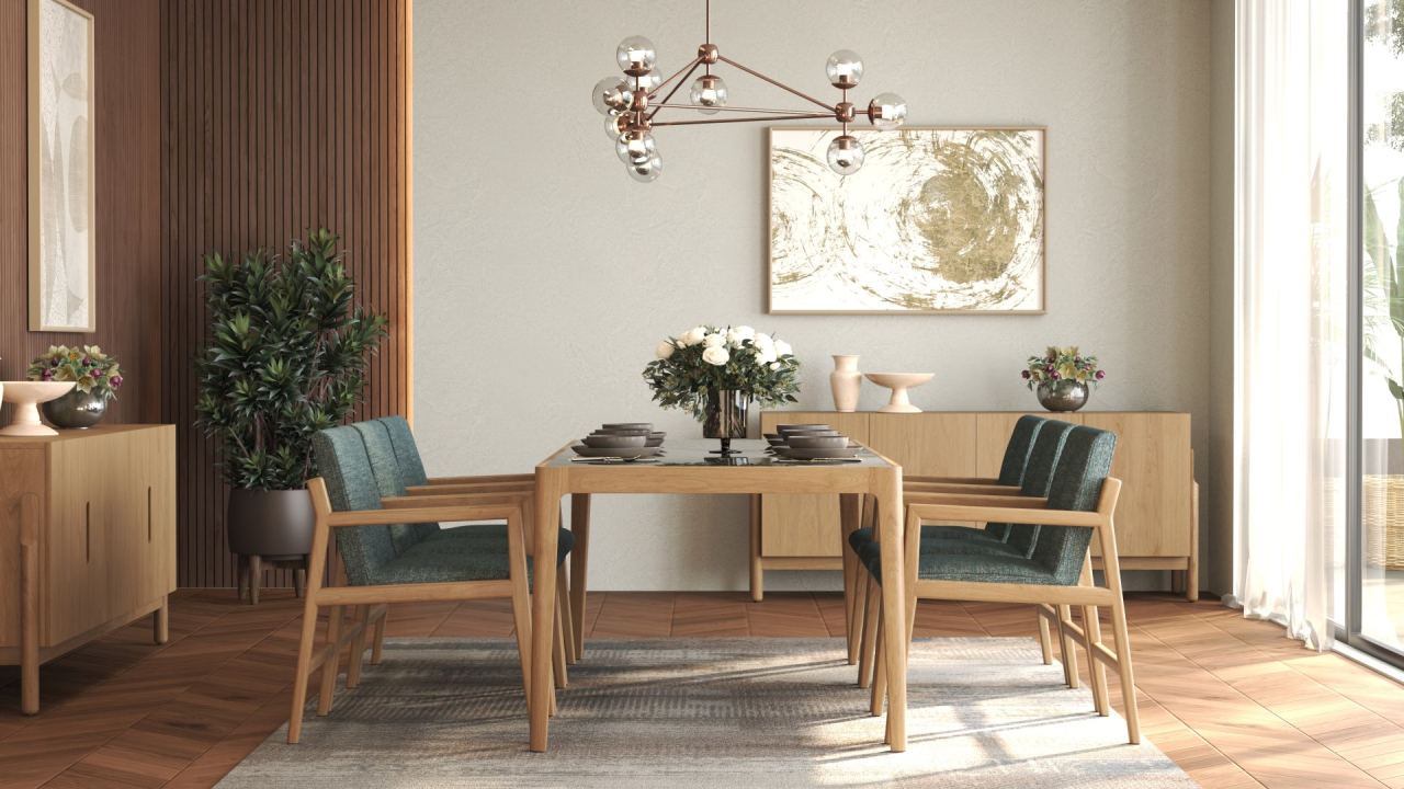 The Rhodes collection in a room