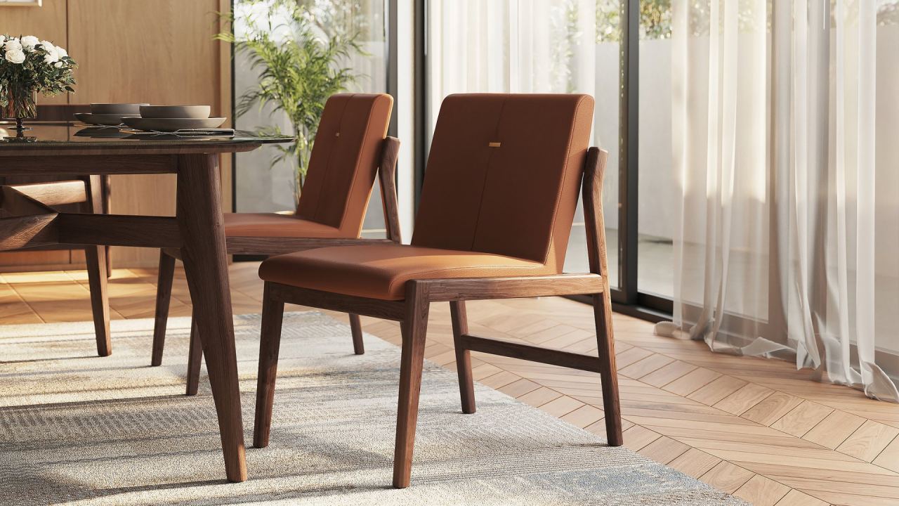 Rhodes Side Chair - Leather