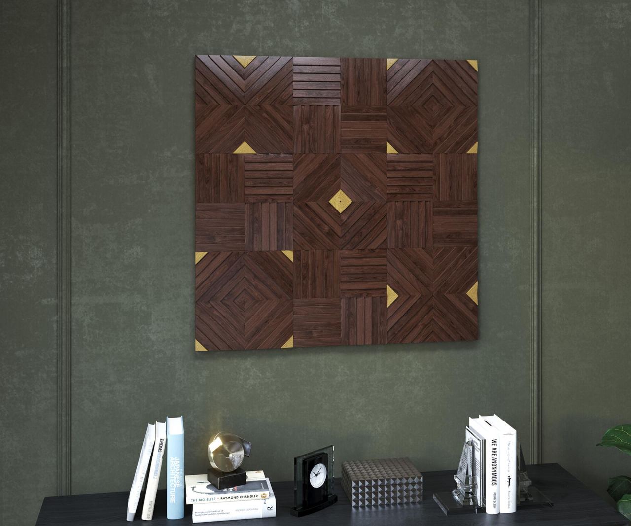 Rib Wall Panel, in a room