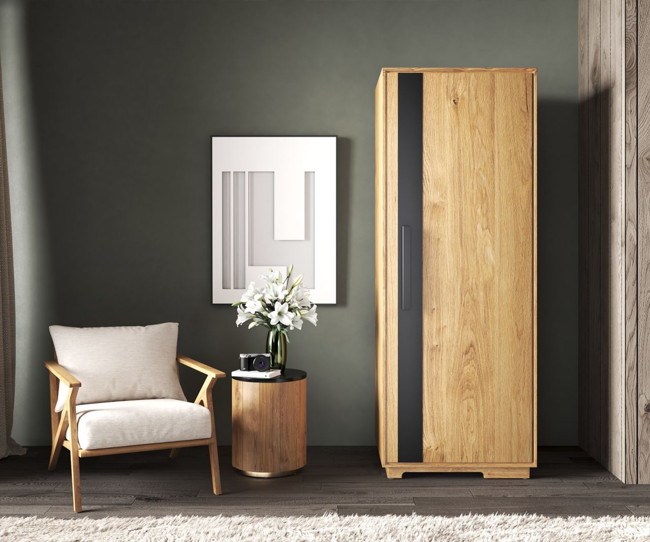 Rori Single Door Wardrobe