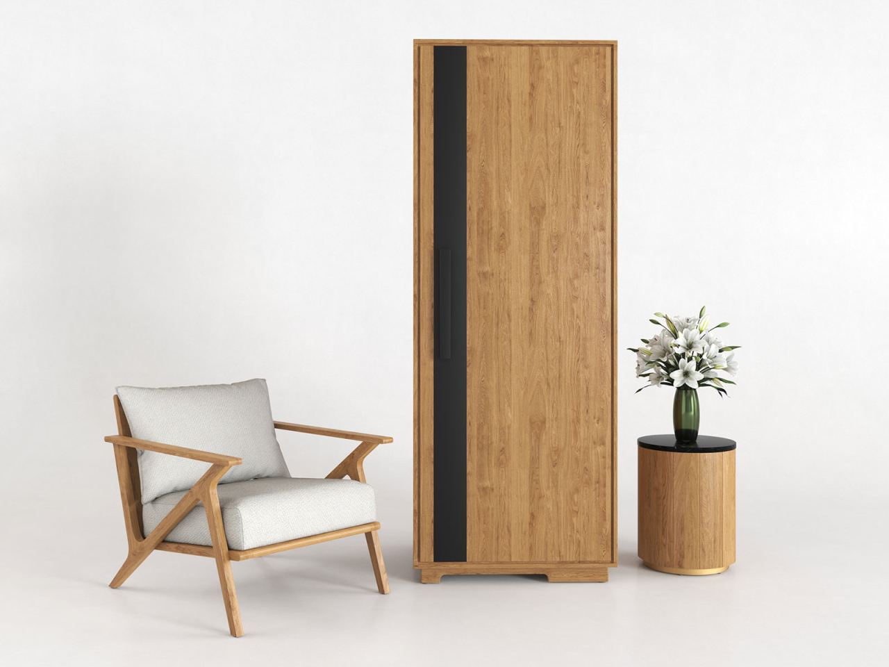 Rori Single Door Wardrobe
