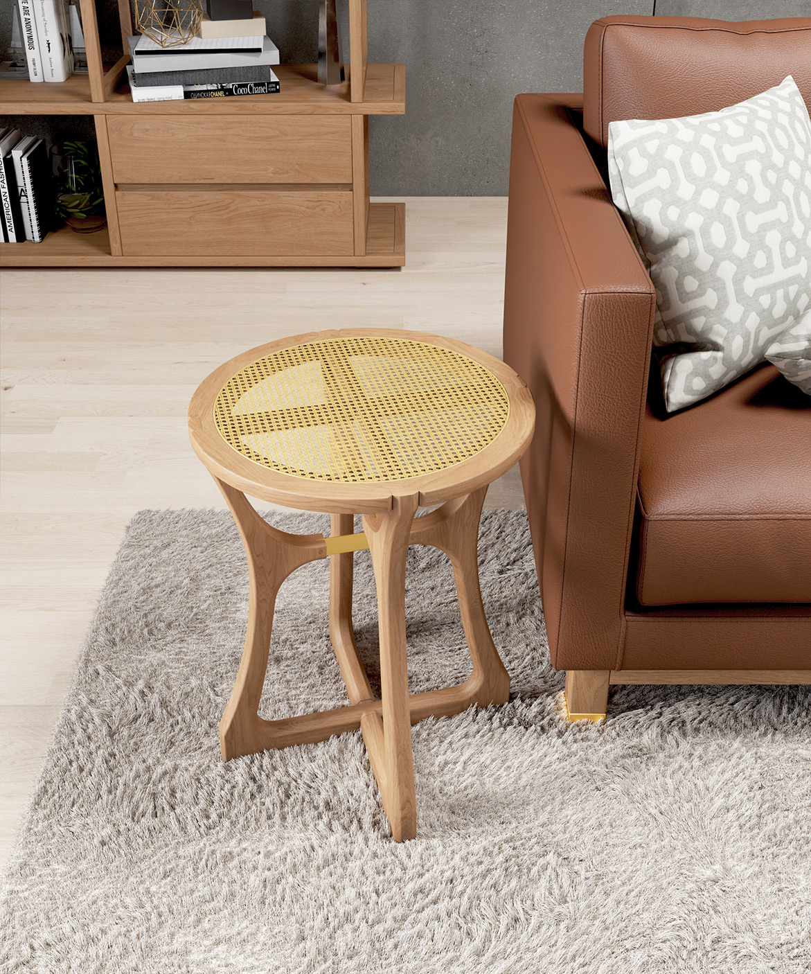 Sculpt Accent Table, in a room