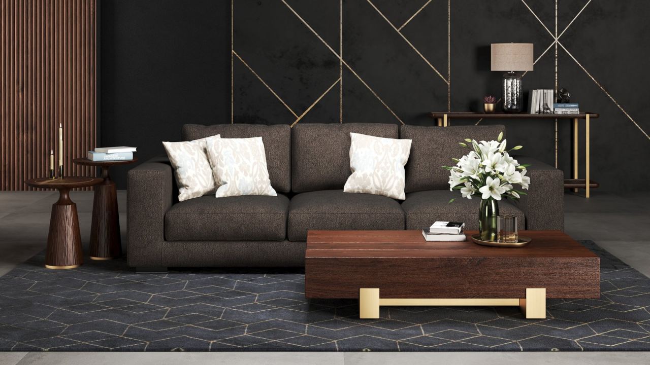 Soma Coffee Table, in a room