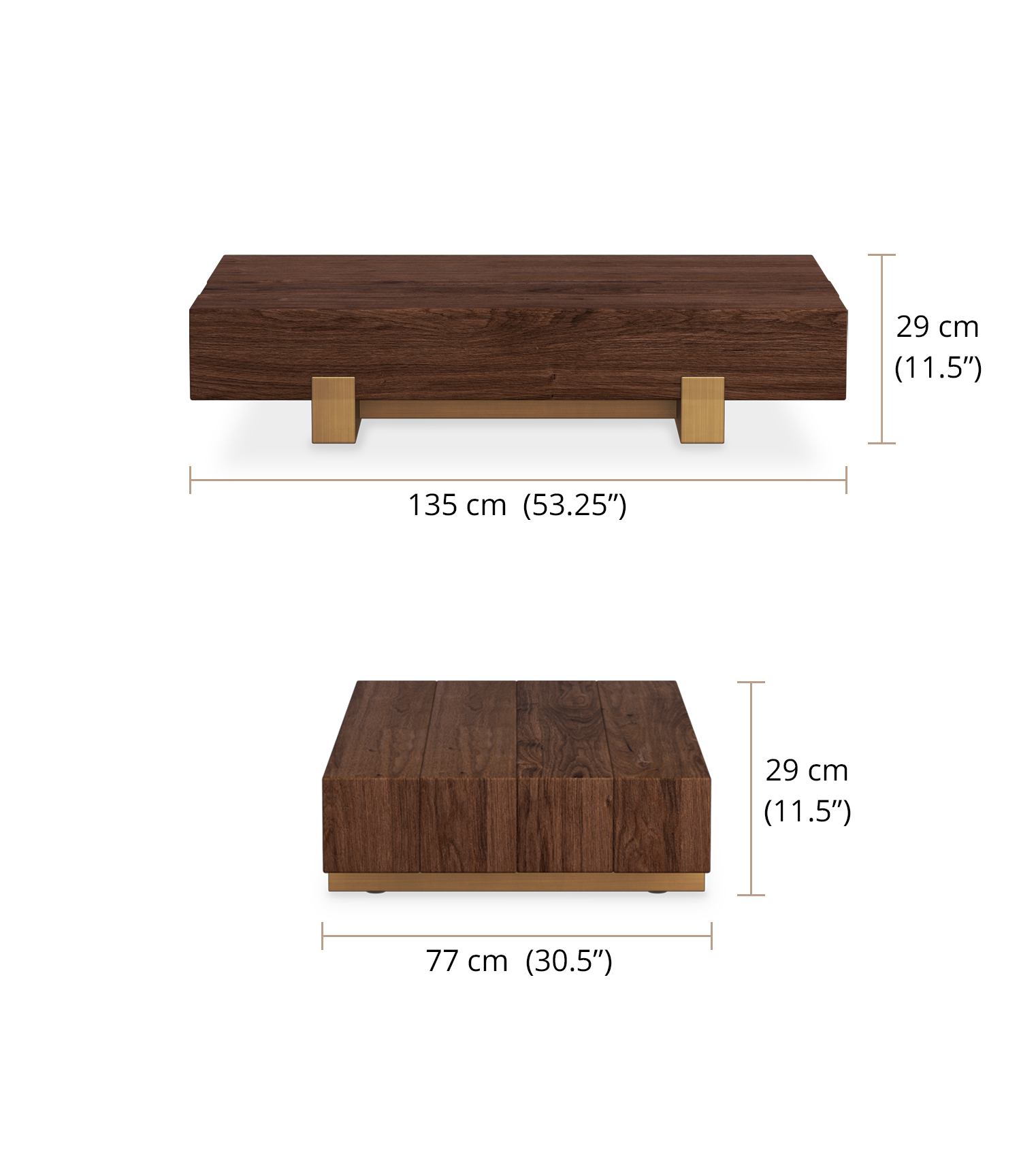 Soma Coffee Table dimensions