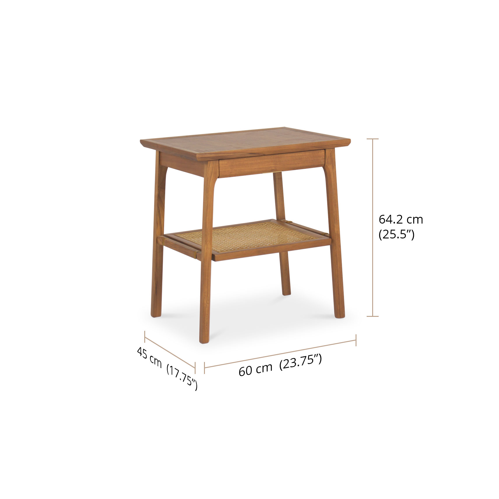 Stellar Accent Table dimensions
