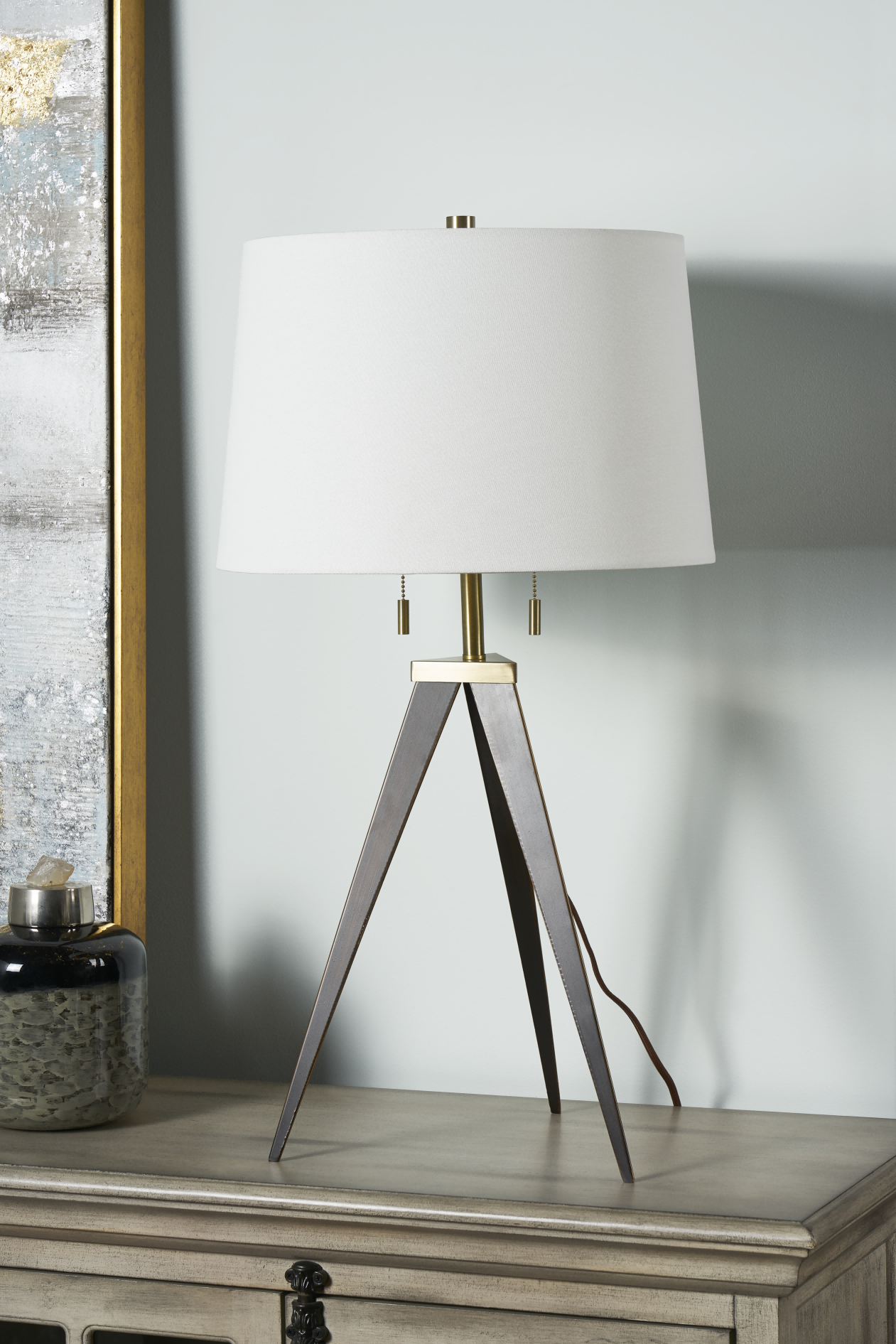 Stella Table Lamp in a furnished room