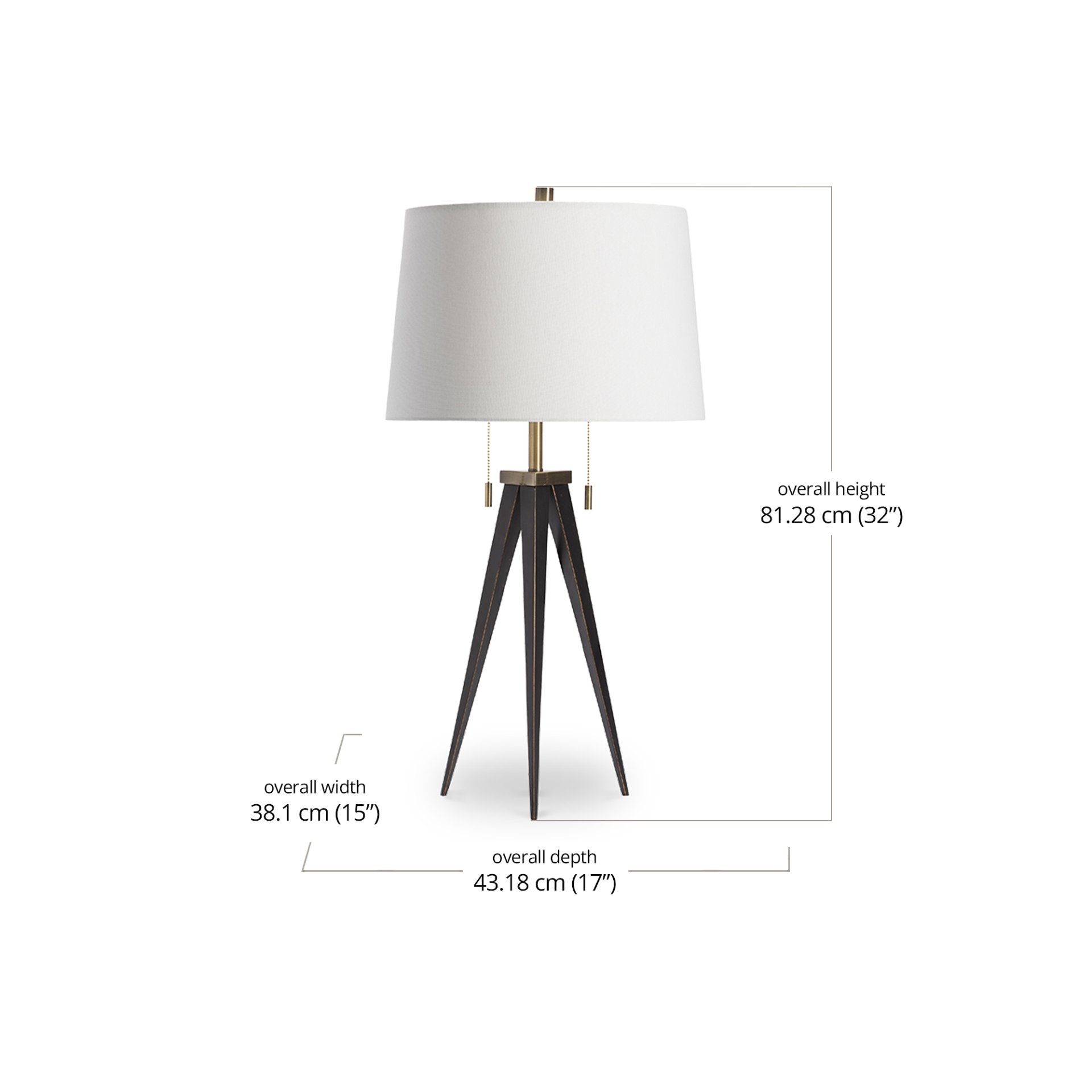 Stella Table Lamp dimensions