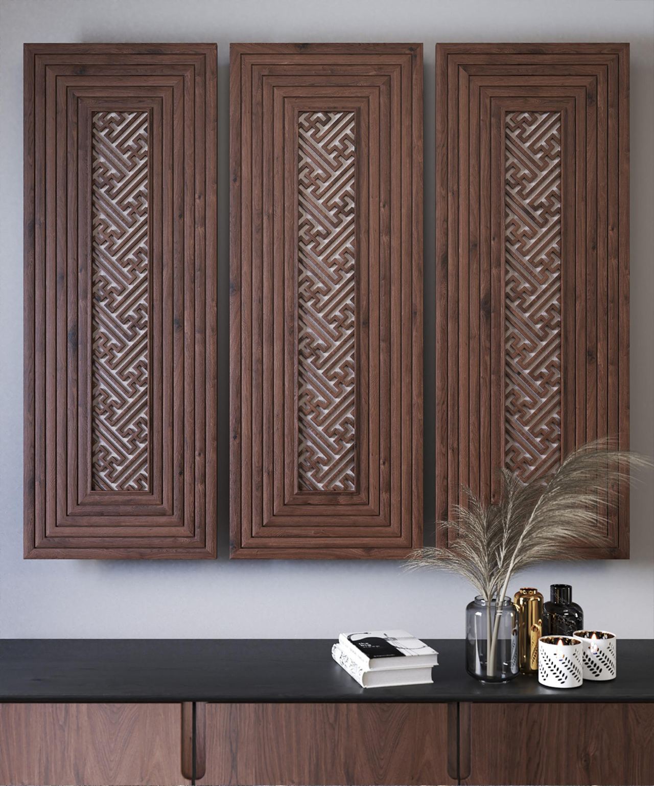Swastika Wall Panel, in a room