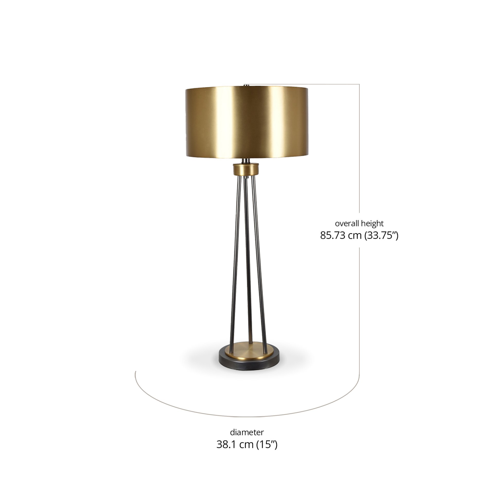 Shawty Table Lamp dimensions