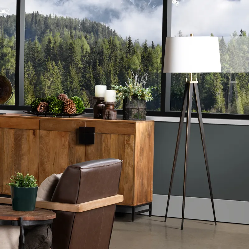 Sylvan Floor Lamp, in a room