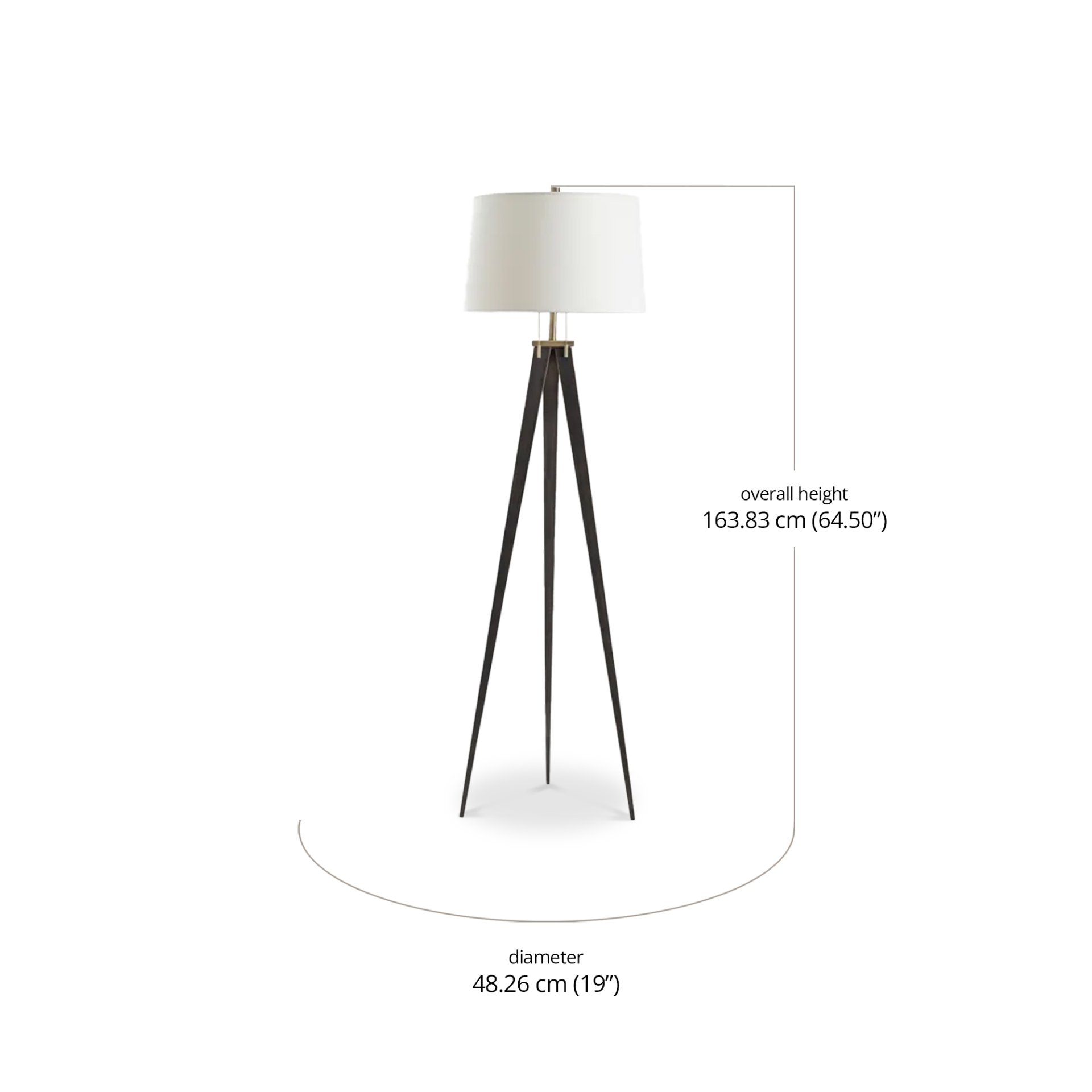 Sylvan Floor Lamp dimensions