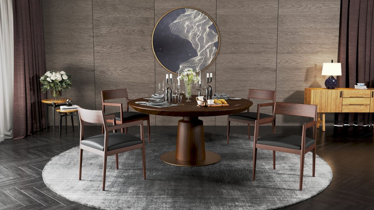 Tera Round Dining Table 160