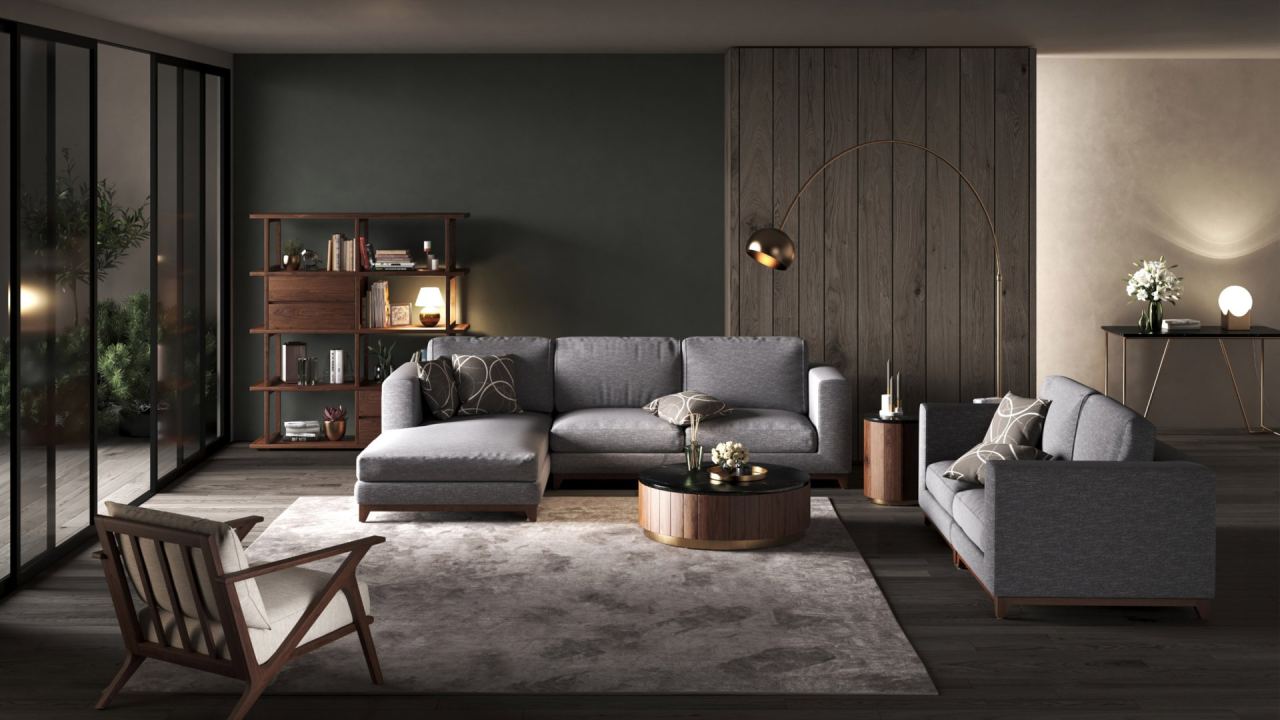 Tiesa Bookcase, in a room