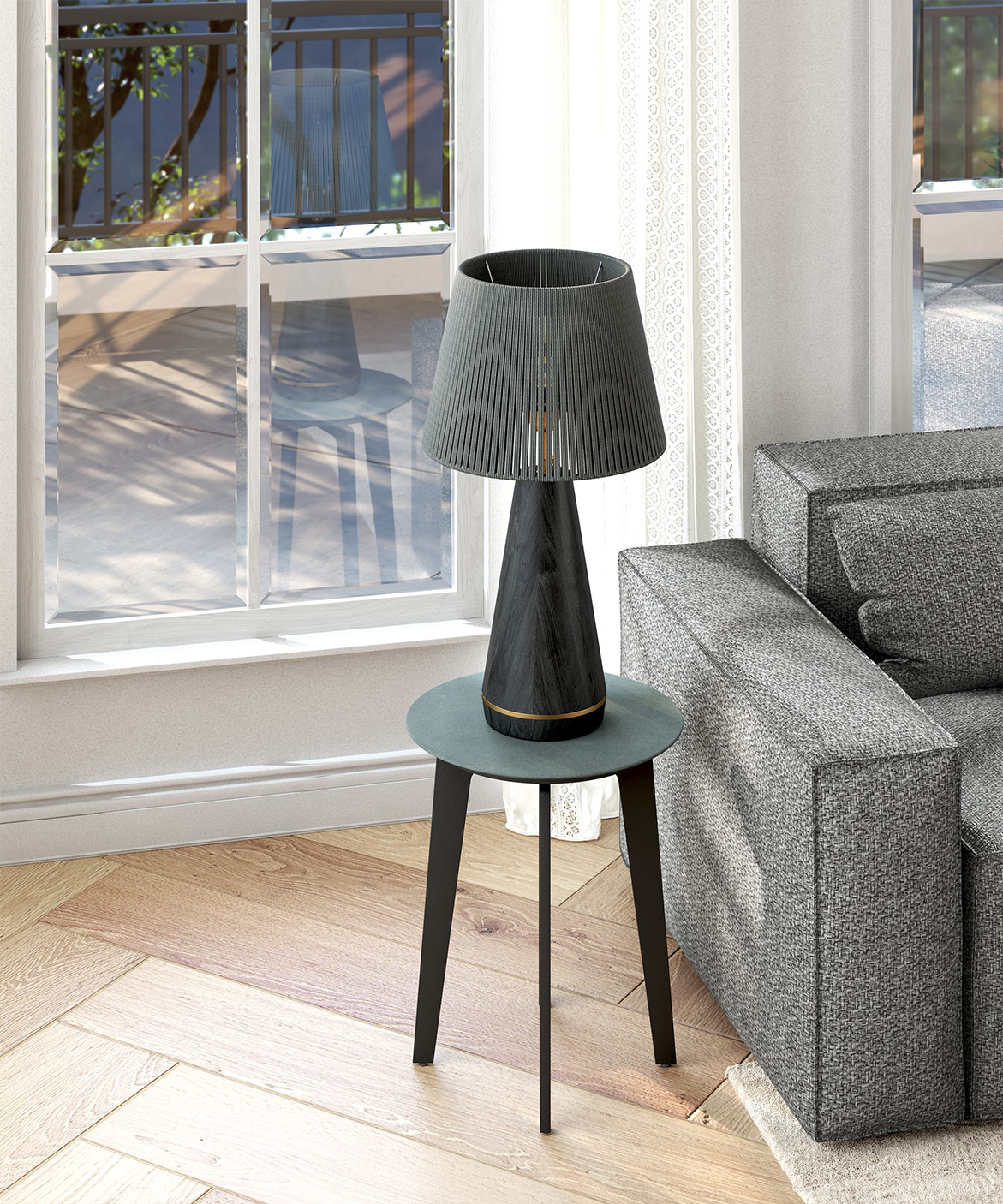 Troy Decoration Lamp, in a room
