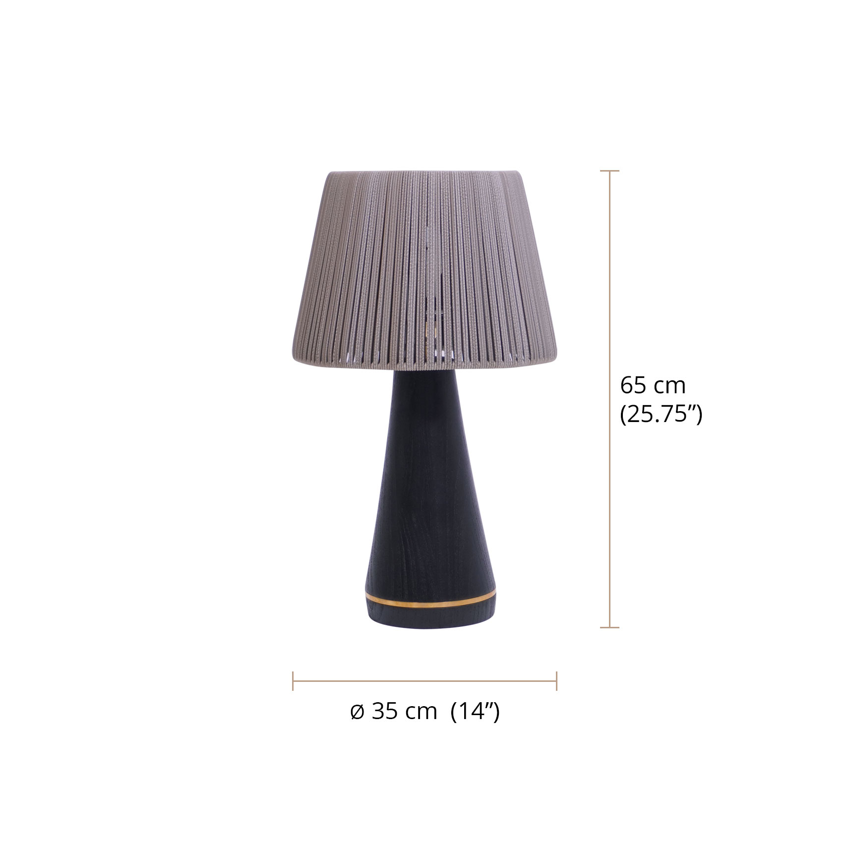 Troy Decoration Lamp dimensions