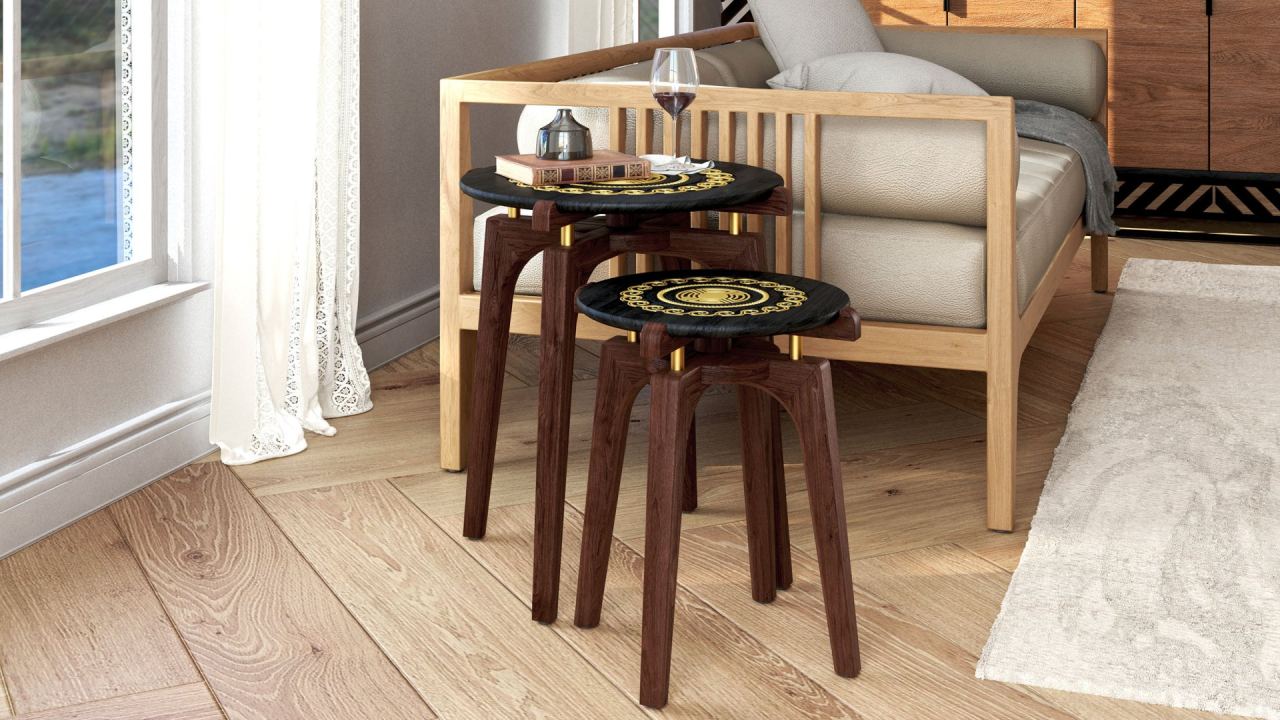 Torajo Accent Table Tall
