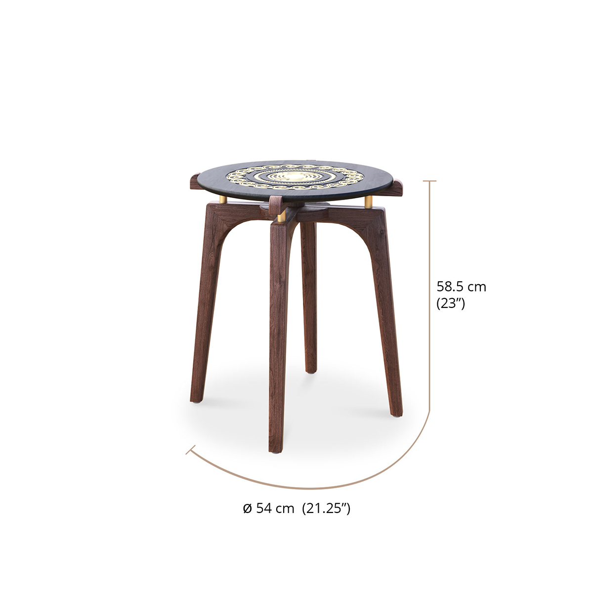 Torajo Accent Table Tall dimensions