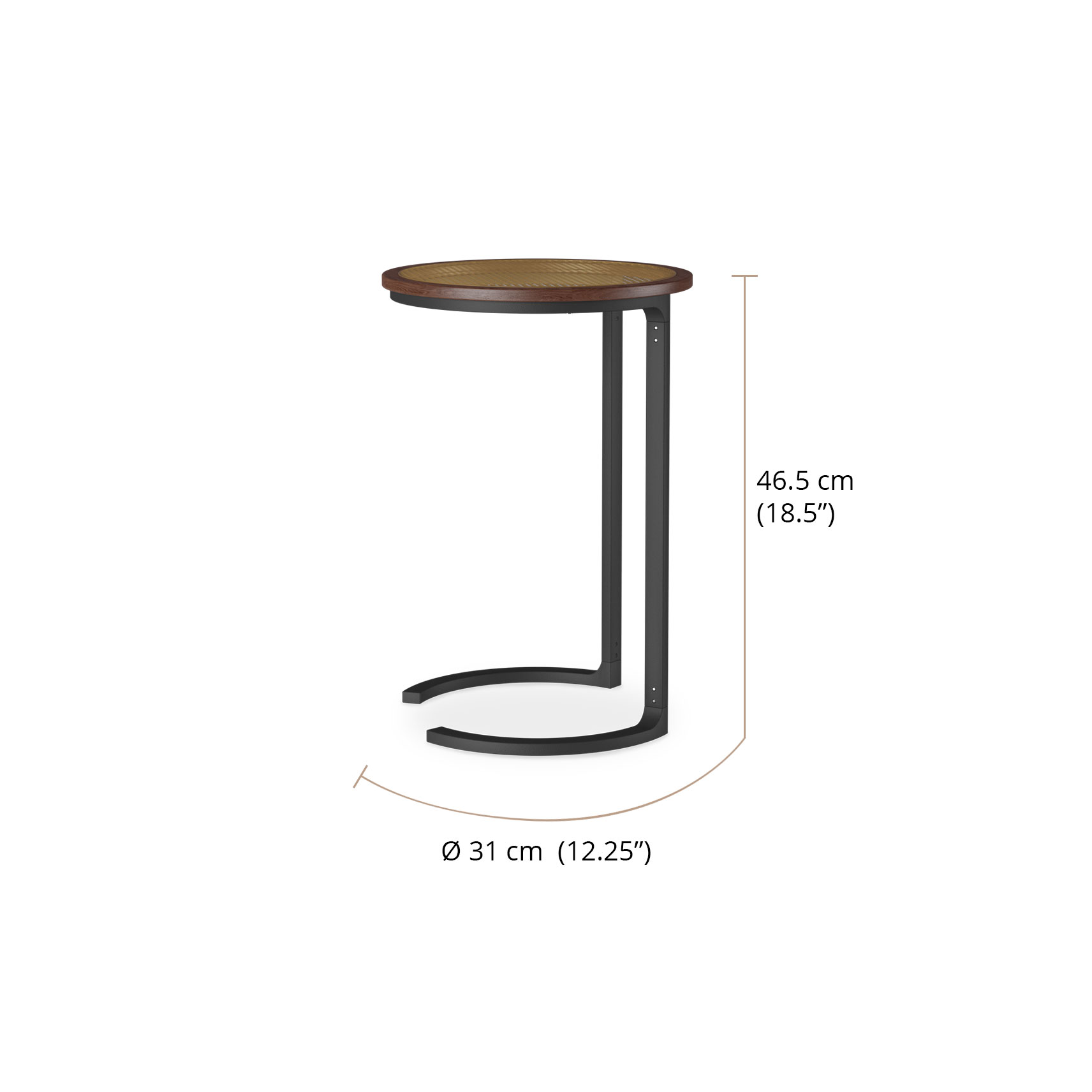 Twin Accent Table Small dimensions