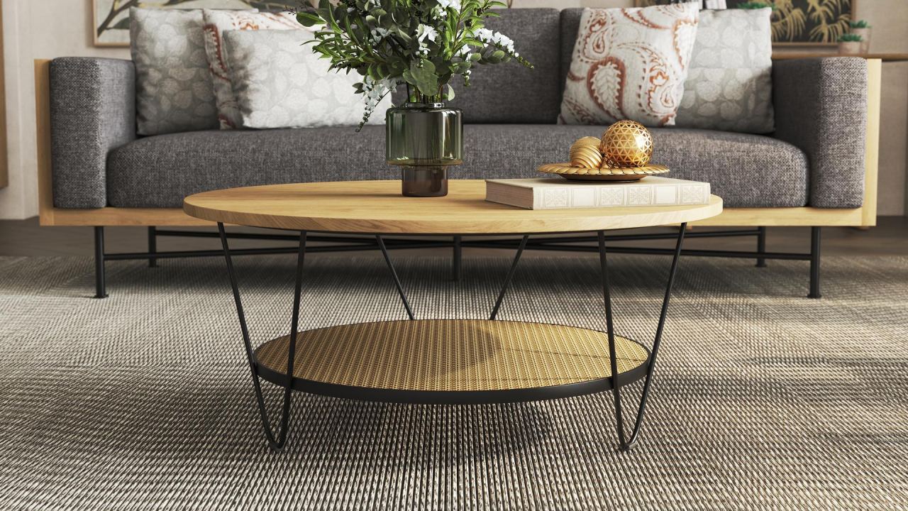 Velis Coffee Table, in a room