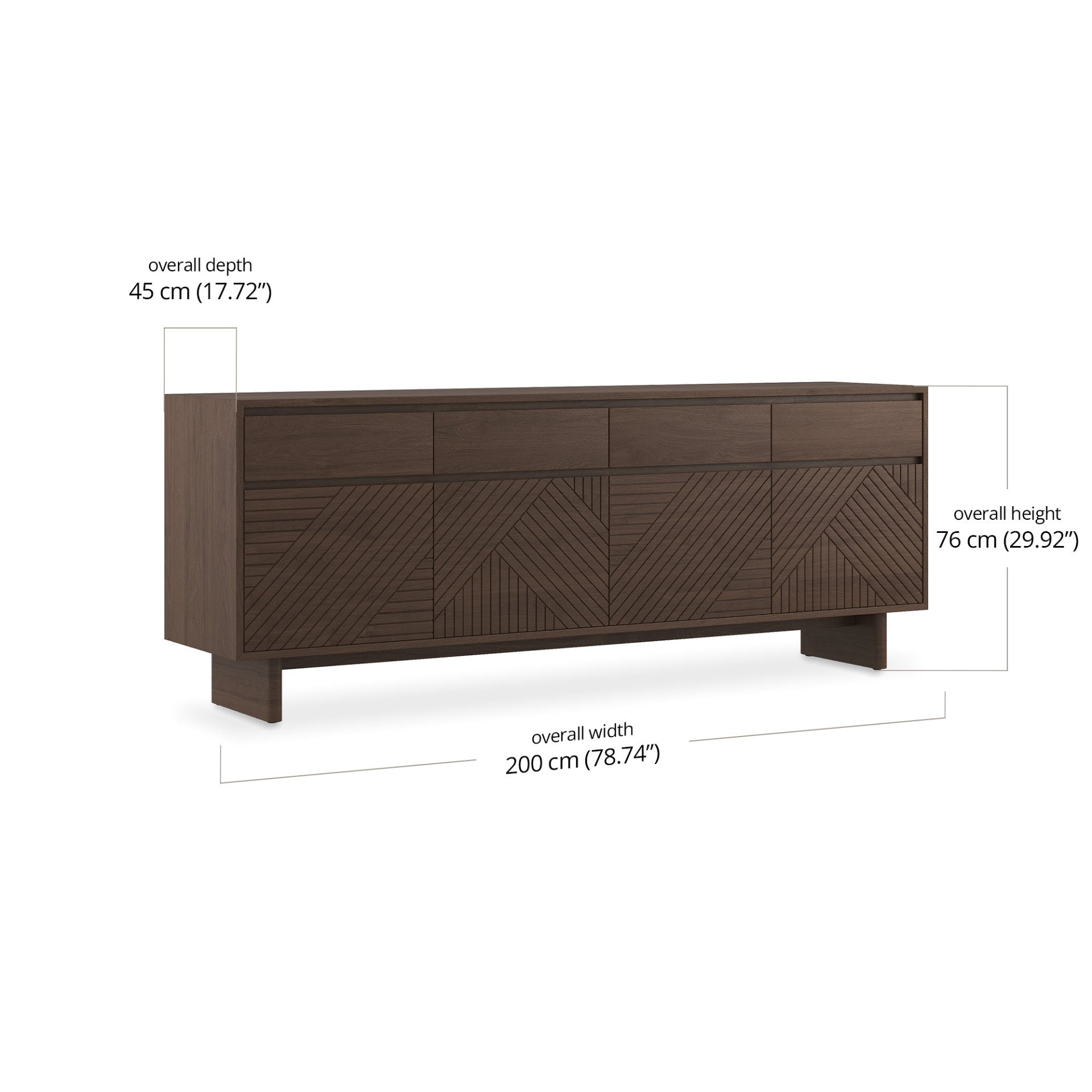 Vera Sideboard dimensions
