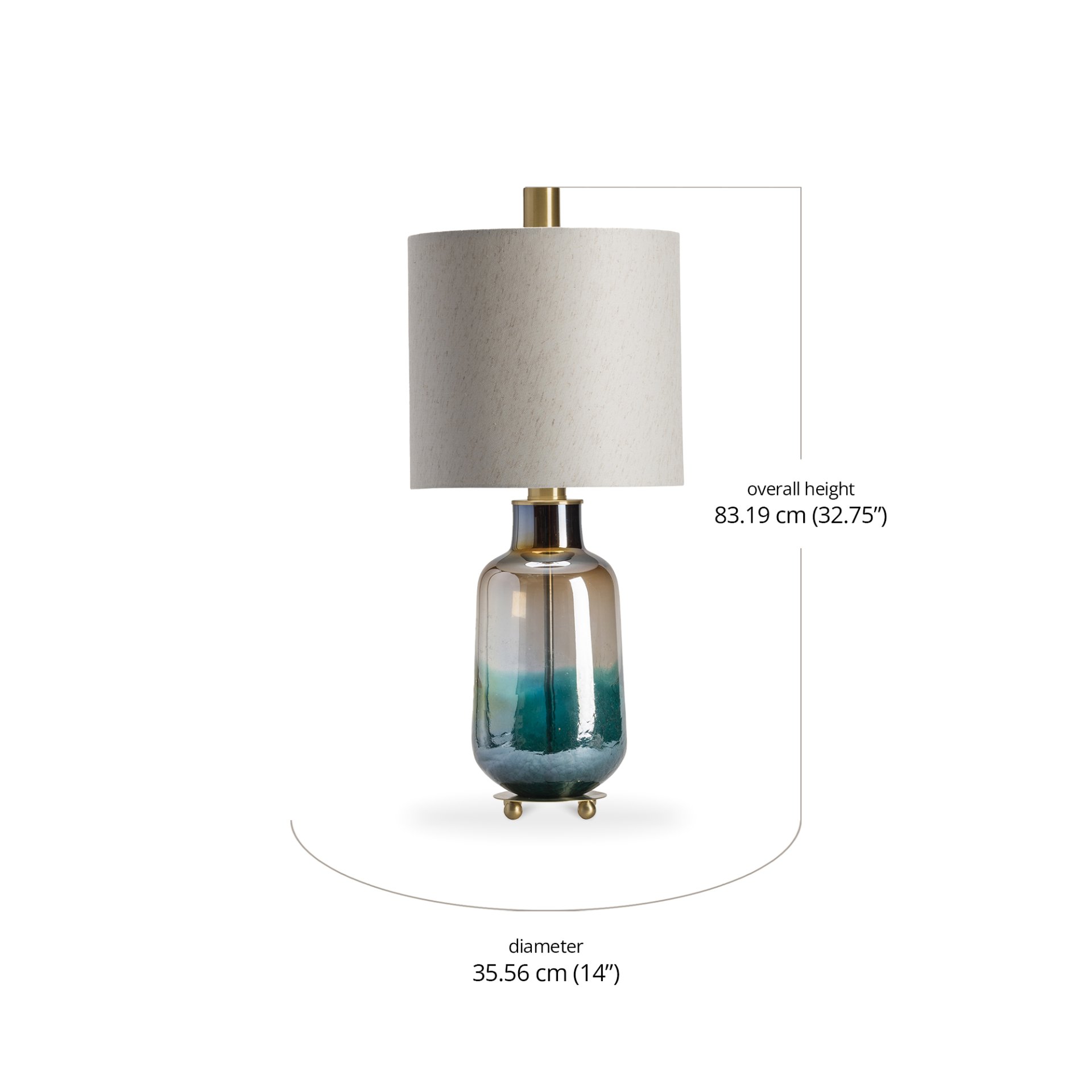 Vega Table Lamp dimensions