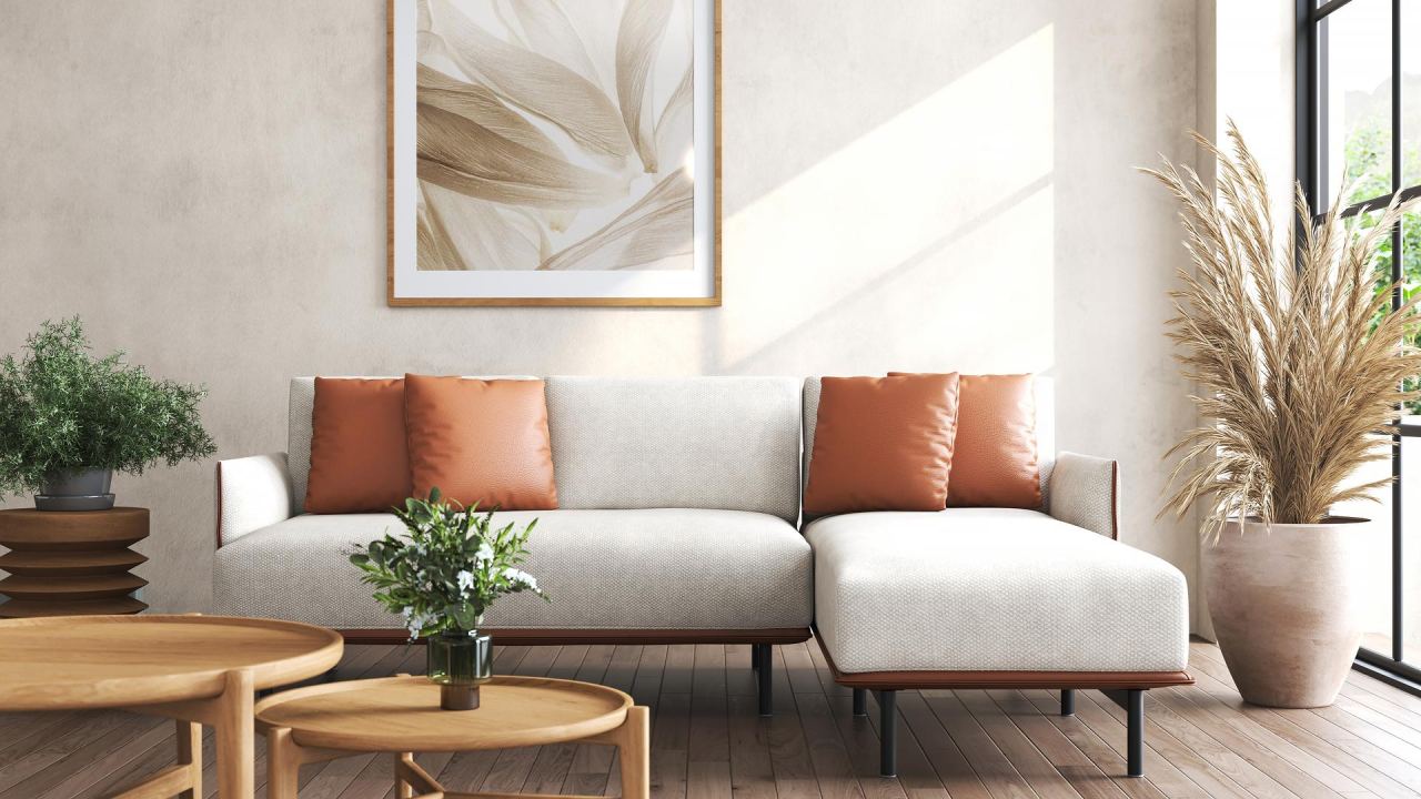 Villas 2 Seater Right Module, in a room