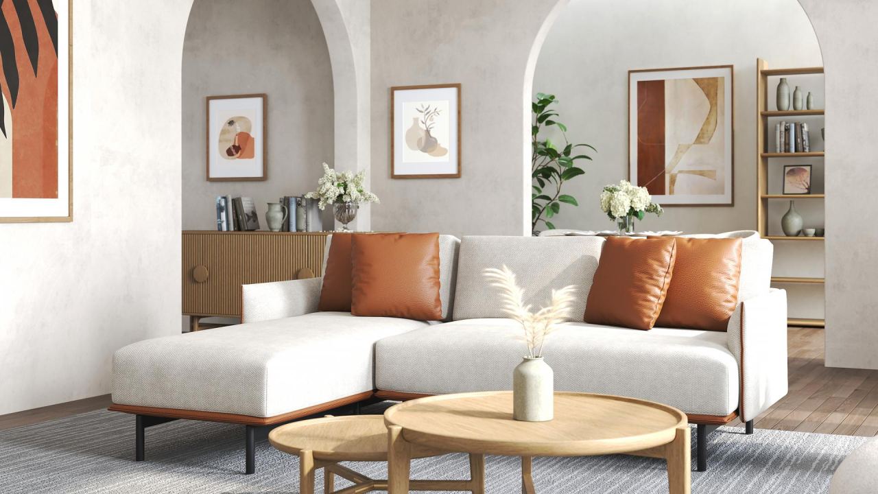 Villas Right Chaise, in a room