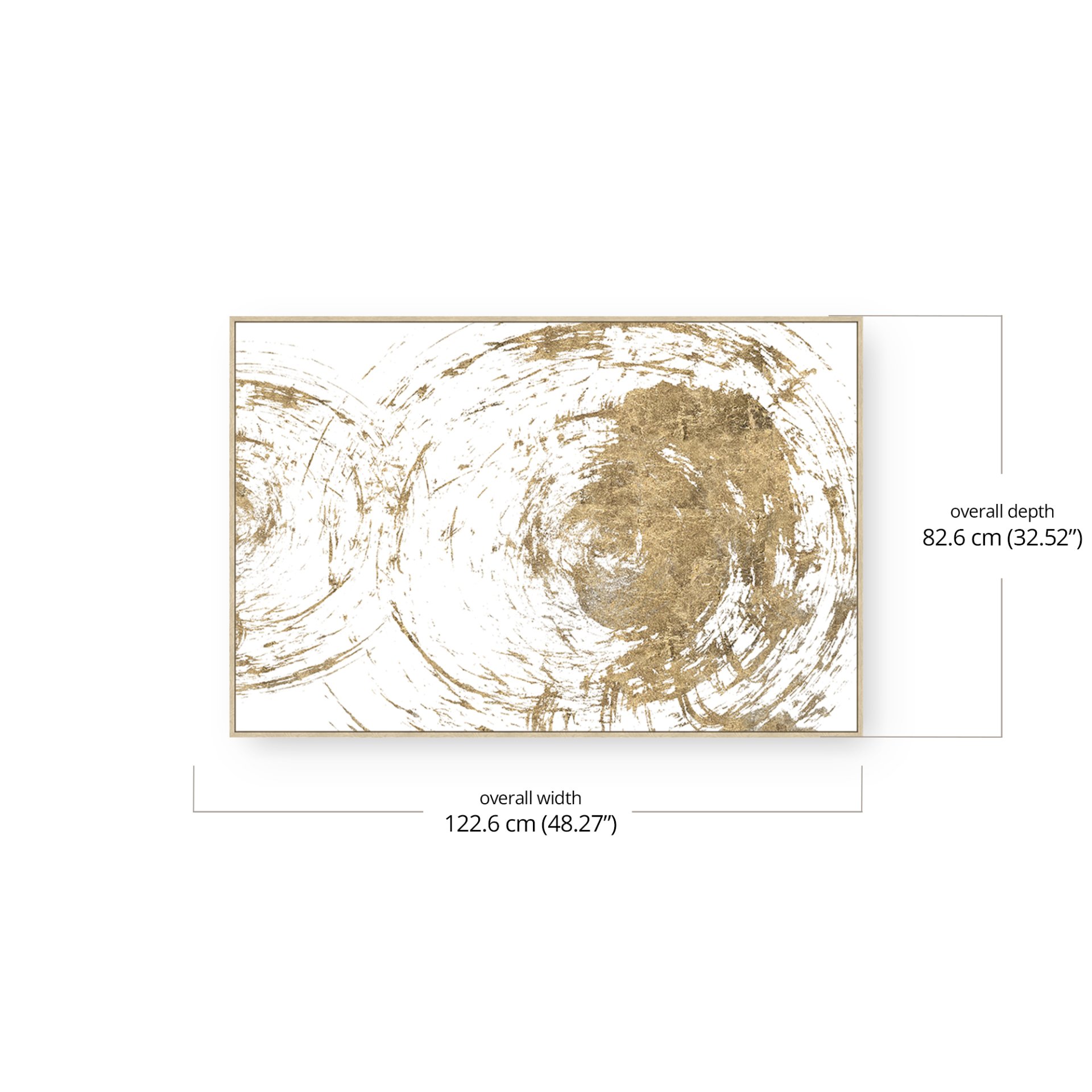 Vortex Wall Art dimensions