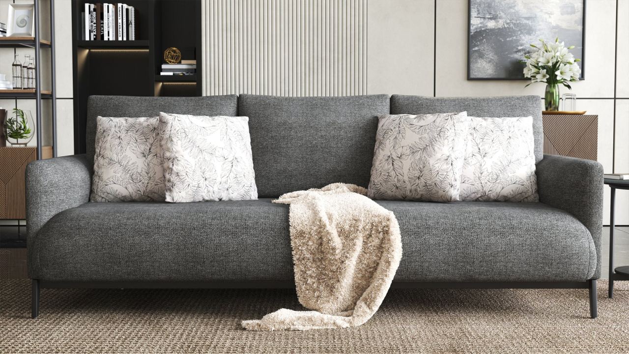 Zane 3 Seater Sofa, in a room
