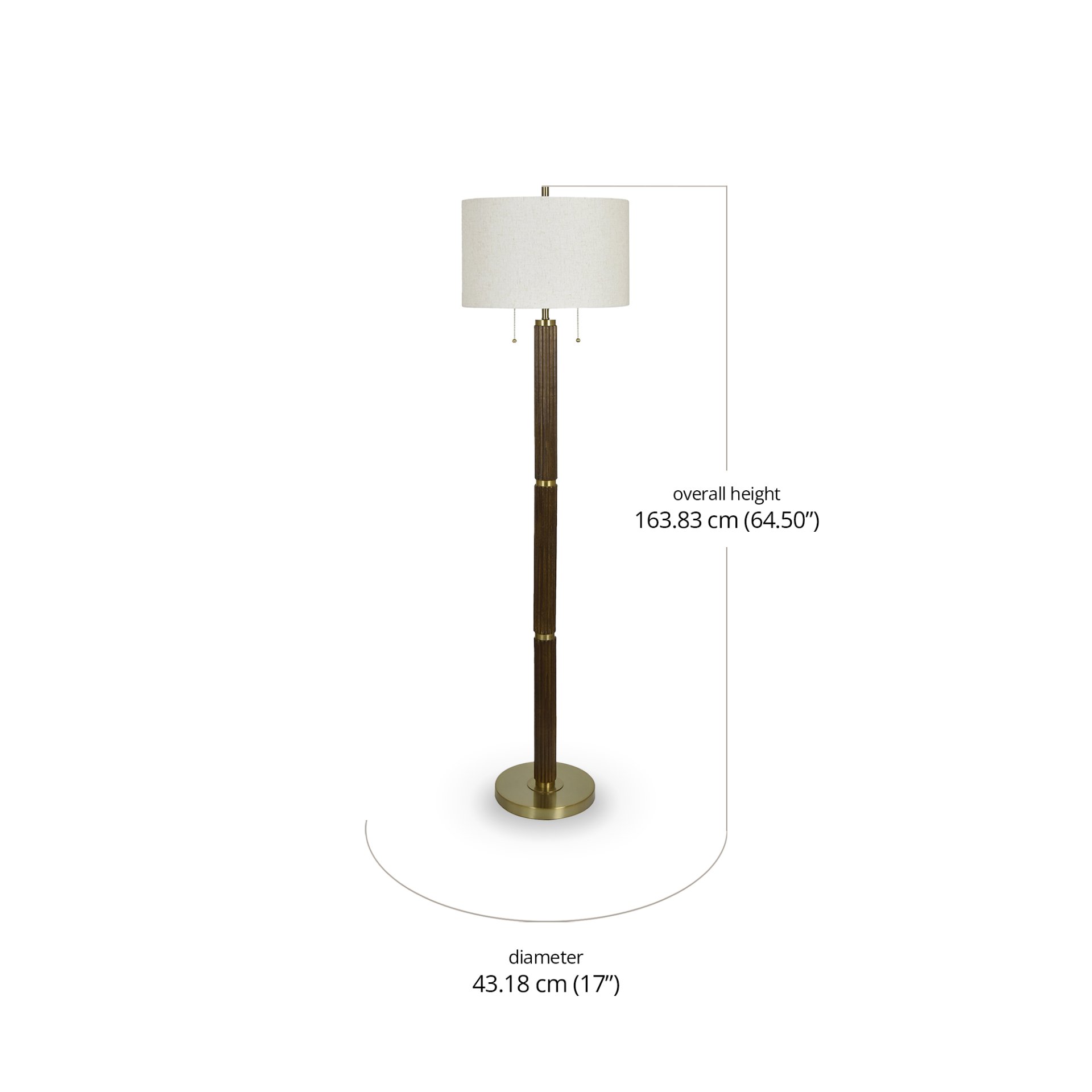 Zyra Floor Lamp dimensions