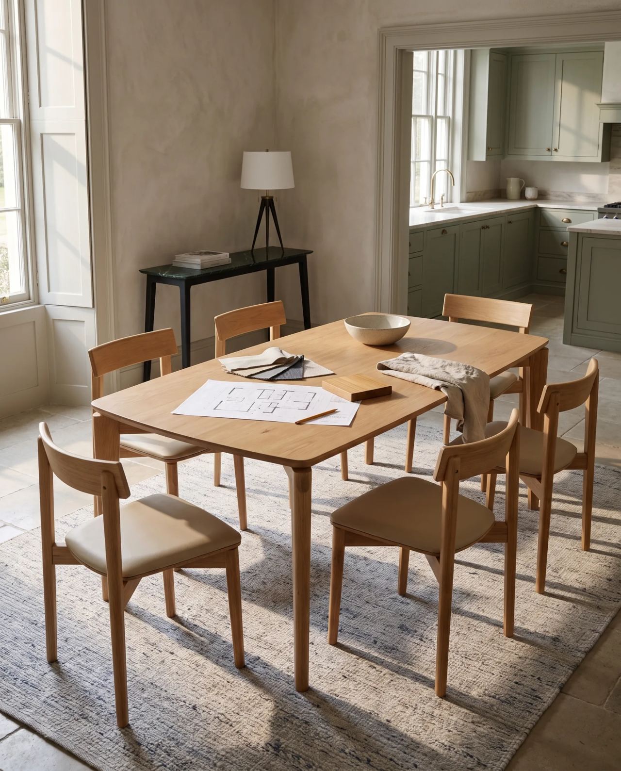 Caro Dining Table, in a room