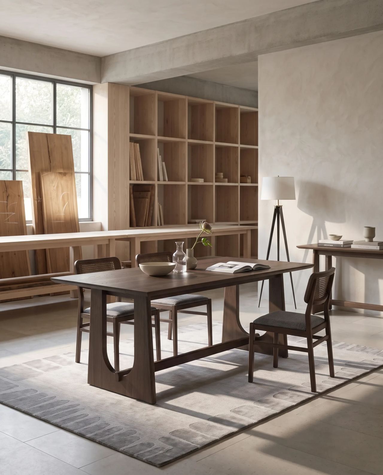 Fermo Rectangular Dining Table, in a room