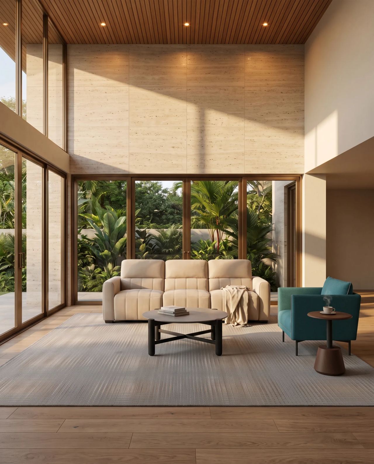 Hayyin Carpet, in a room