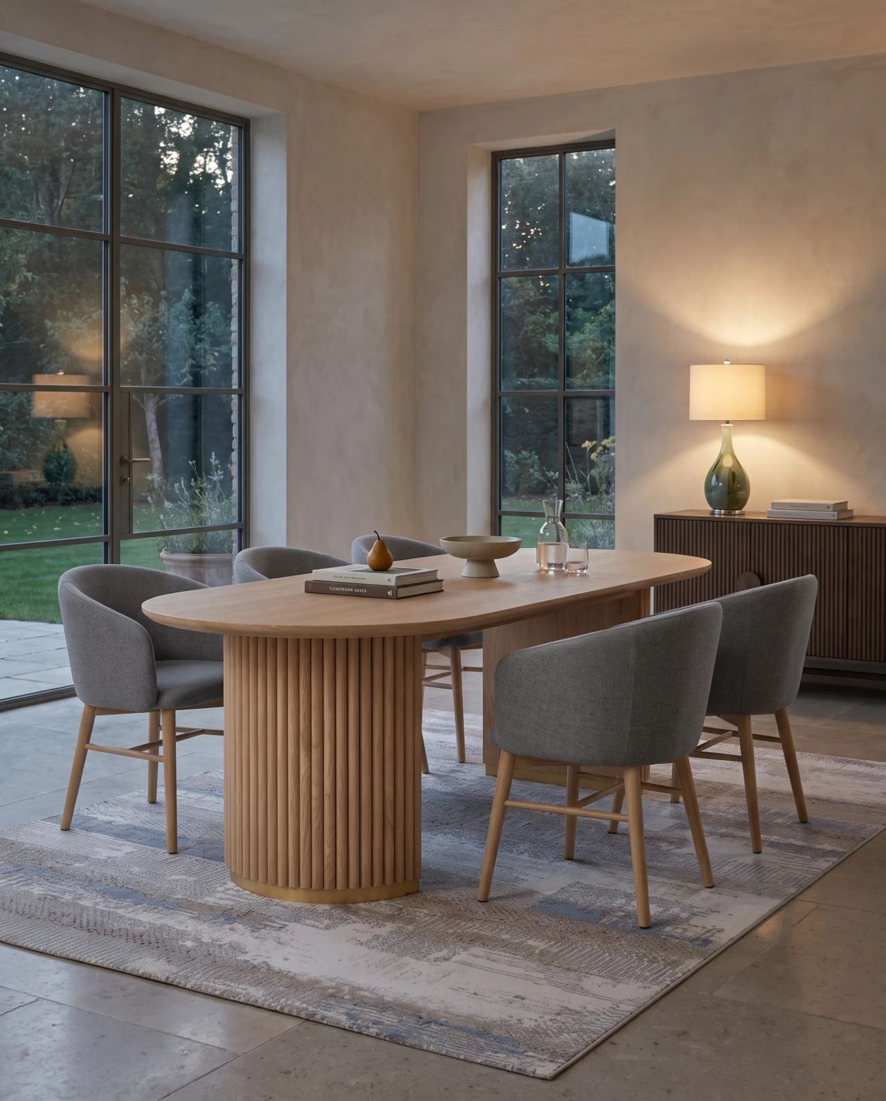 Morison Recta Dining Table, in a room