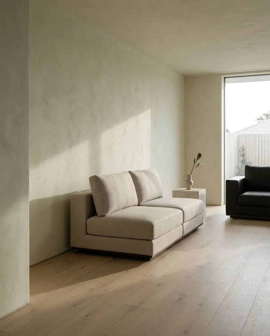Oburr Middle Modular Sofa, in a room